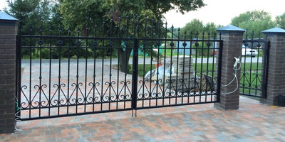 ворота с калиткой